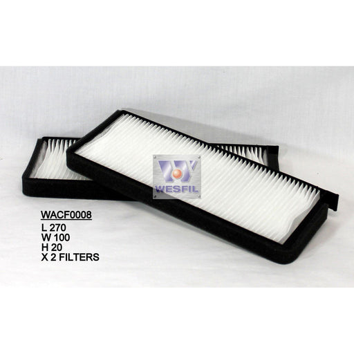 Wesfil Cabin/Pollen Air Filter - WACF0008 - RCA314C - A1 Autoparts Niddrie
 - 1