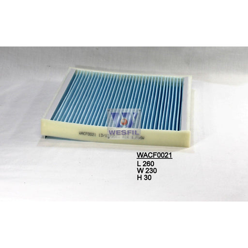 Wesfil Cabin/Pollen Air Filter - WACF0021 - RCA109P - A1 Autoparts Niddrie
 - 1