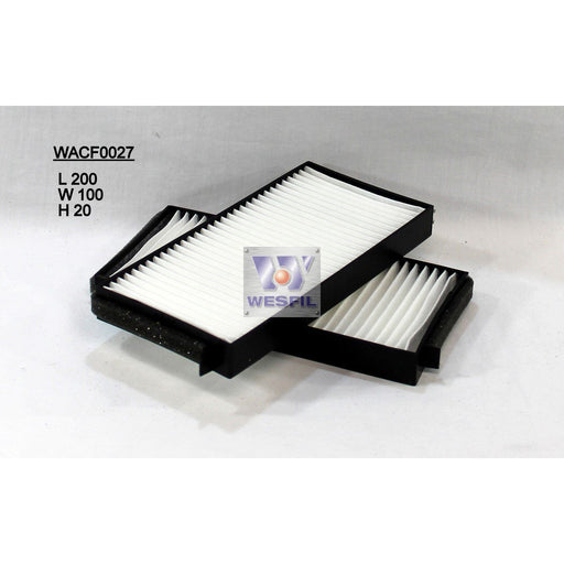 Wesfil Cabin/Pollen Air Filter - WACF0027 - A1 Autoparts Niddrie
 - 1
