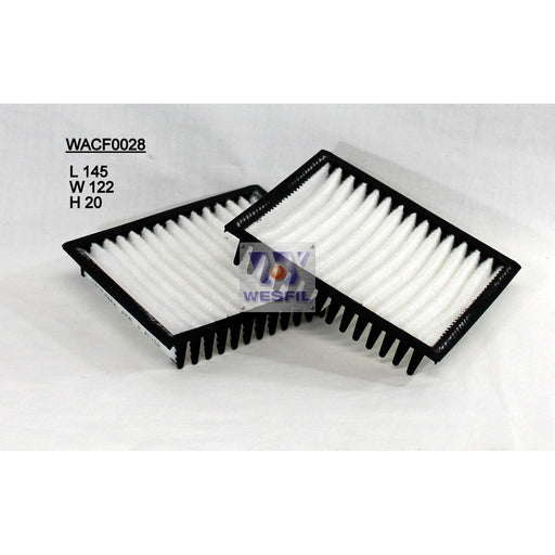 Wesfil Cabin/Pollen Air Filter - WACF0028 - A1 Autoparts Niddrie
 - 1