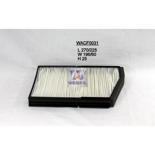 Wesfil Cabin/Pollen Air Filter - WACF0031 - RCA123P - A1 Autoparts Niddrie
 - 1