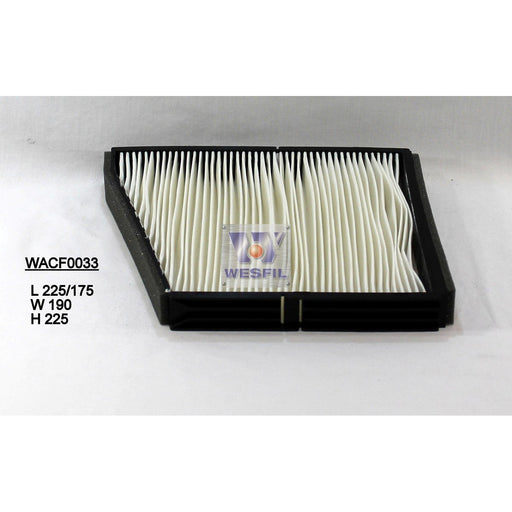 Wesfil Cabin/Pollen Air Filter - WACF0033 - RCA124P - A1 Autoparts Niddrie
 - 1