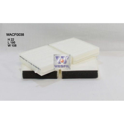 Wesfil Cabin/Pollen Air Filter - WACF0038 - RCA102P - A1 Autoparts Niddrie
 - 1