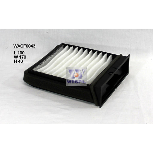 Wesfil Cabin/Pollen Air Filter - WACF0043 - A1 Autoparts Niddrie
 - 1