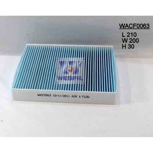 Wesfil Cabin/Pollen Air Filter - WACF0063 - A1 Autoparts Niddrie
 - 1
