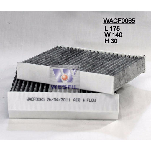 Wesfil Cabin/Pollen Air Filter - WACF0065 - RCA172C - A1 Autoparts Niddrie
 - 1