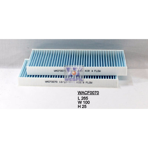 Wesfil Cabin/Pollen Air Filter - WACF0070 - RCA174P - A1 Autoparts Niddrie
 - 1