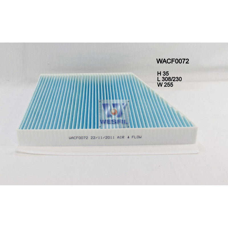 Wesfil Cabin/Pollen Air Filter - WACF0072 - RCA136C - A1 Autoparts Niddrie
 - 1