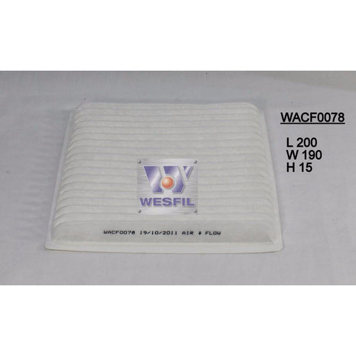 Wesfil Cabin/Pollen Air Filter - WACF0078 - A1 Autoparts Niddrie
 - 1
