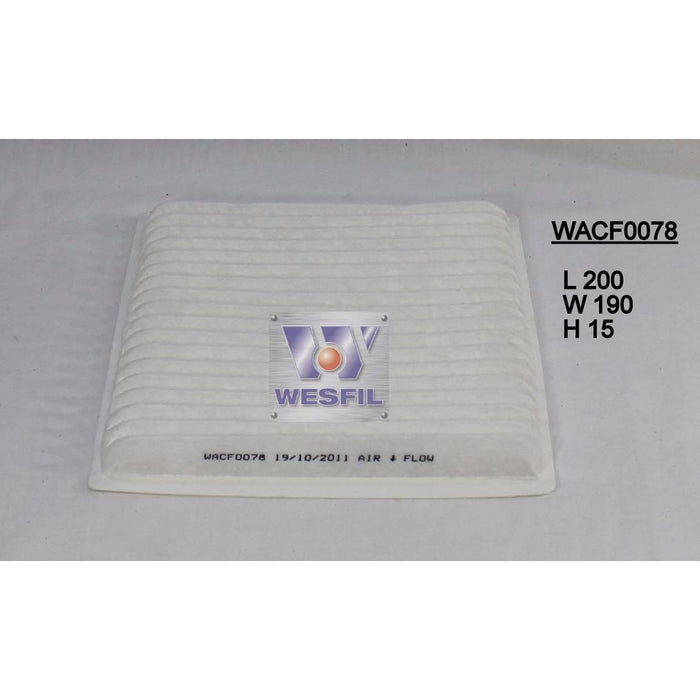 Wesfil Cabin/Pollen Air Filter - WACF0078 - A1 Autoparts Niddrie
 - 1