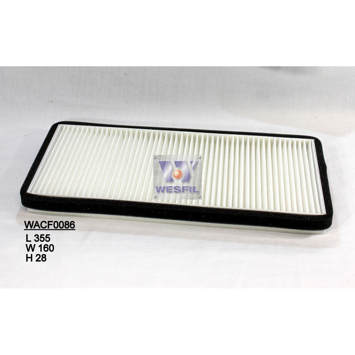 Wesfil Cabin/Pollen Air Filter - WACF0086 - RCA167P — A1 Autoparts Niddrie