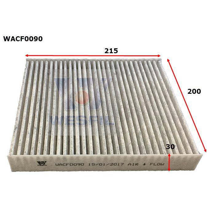 Wesfil Cabin/Pollen Air Filter - WACF0090 - RCA182P