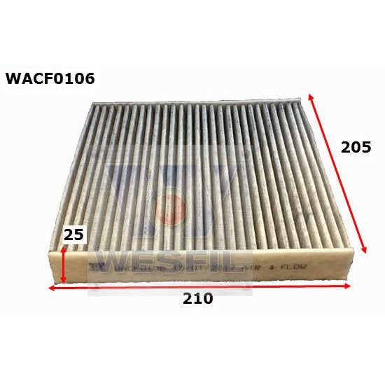 Wesfil Cabin/Pollen Air Filter - WACF0106