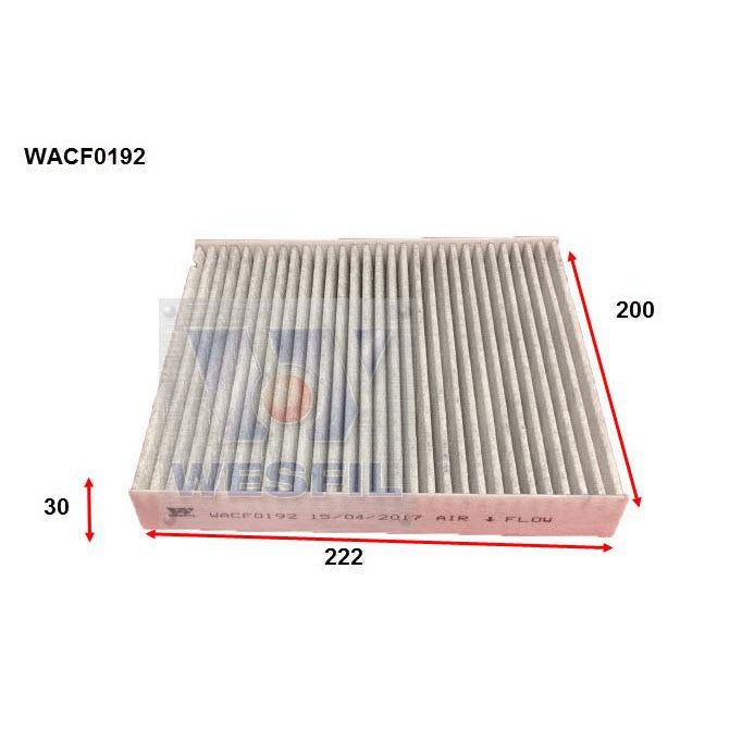 Wesfil Cabin/Pollen Air Filter - WACF0192