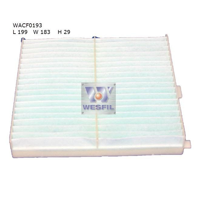 Wesfil Cabin/Pollen Air Filter - WACF0193 - RCA397P