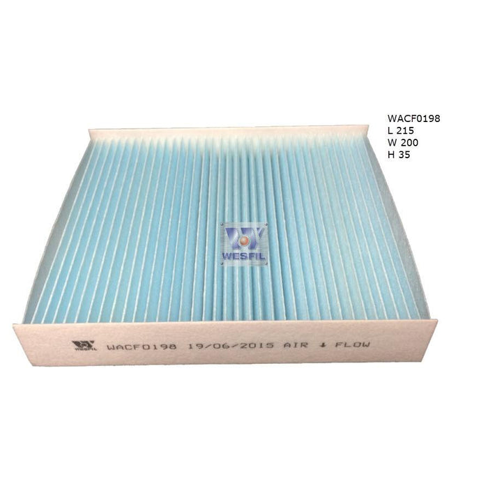 Wesfil Cabin/Pollen Air Filter - WACF0198 - RCA298C