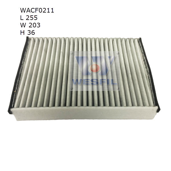 Wesfil Cabin/Pollen Air Filter - WACF0211 - RCA303P