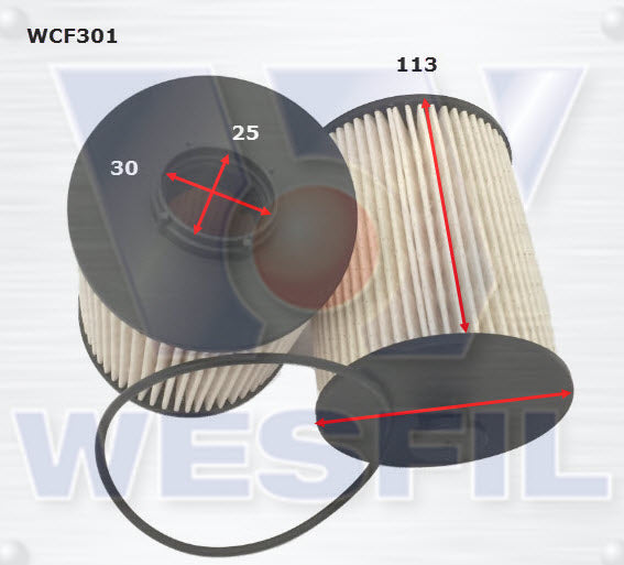 Wesfil Fuel Filter - WCF301 (R2809P)