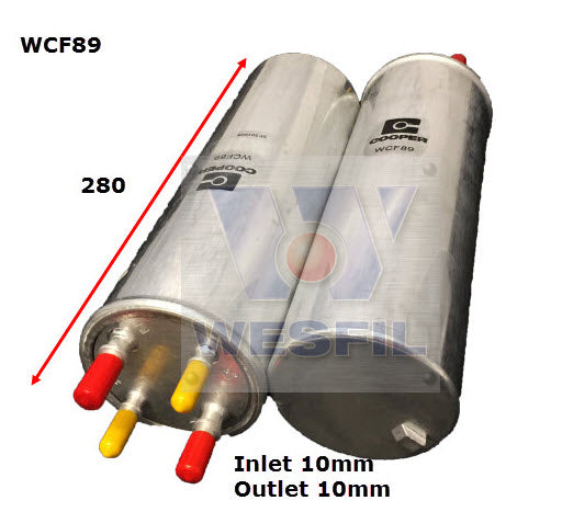 Wesfil Diesel Fuel Filter - WCF89 (Z680)