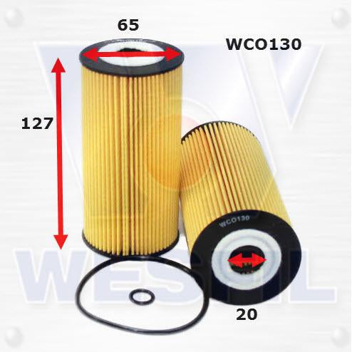Wesfil Oil Filter - WCO130 (R2700P) - Hyundai, Kia