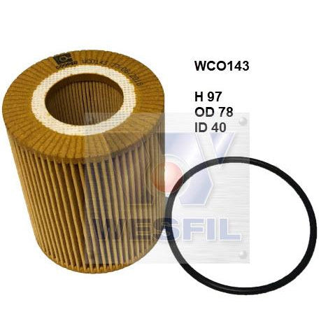 Wesfil Oil Filter - WCO143 (R2729P)