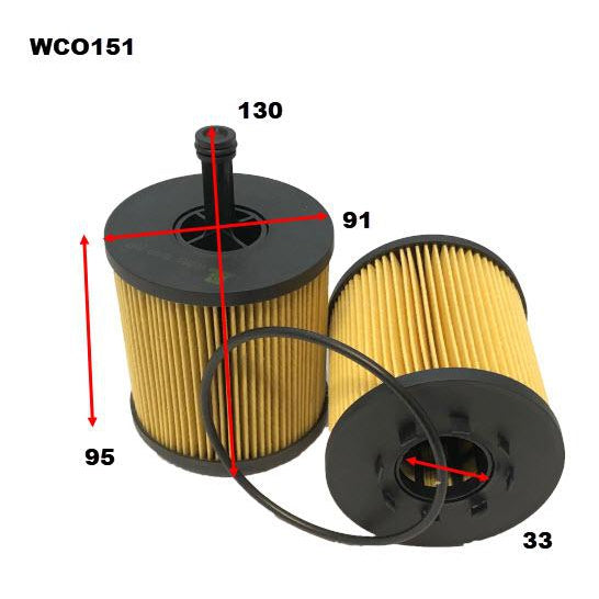 Wesfil Oil Filter - WCO151 (R2861P)