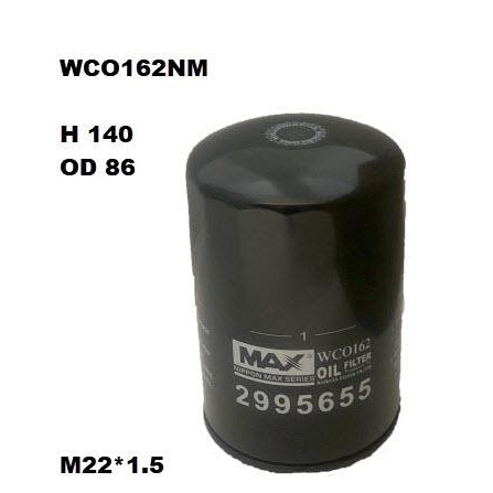 Wesfil Oil Filter - WCO162NM (Z996)