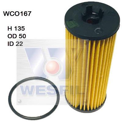 Wesfil Oil Filter - WCO167 (R2731P)