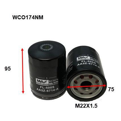 Wesfil Oil Filter - WCO174NM (Z928)