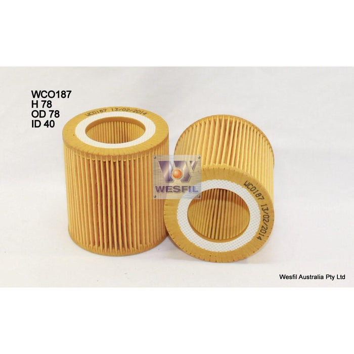 Wesfil Oil Filter - WCO187