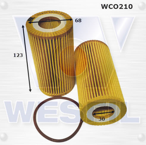 Wesfil Oil Filter - WCO210 (R2804P)