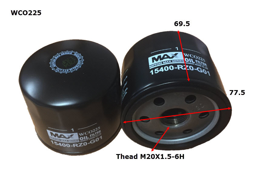 5-Pack Wesfil WCO107 Oil Filters – Australian Made, New