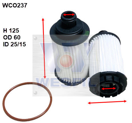 Wesfil Oil Filter - WCO237 (R2865P)