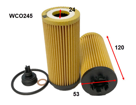 Wesfil Oil Filter - WCO245 (R2864P)