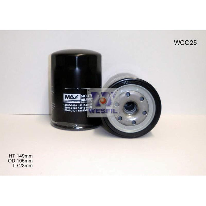 Wesfil Oil Filter - WCO25NM (Z555 / Z775)