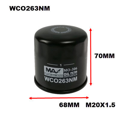 Wesfil Oil Filter - WCO263NM