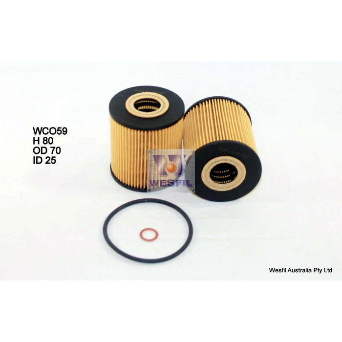 Wesfil Oil Filter - WCO59 (R2625P / R2685P)