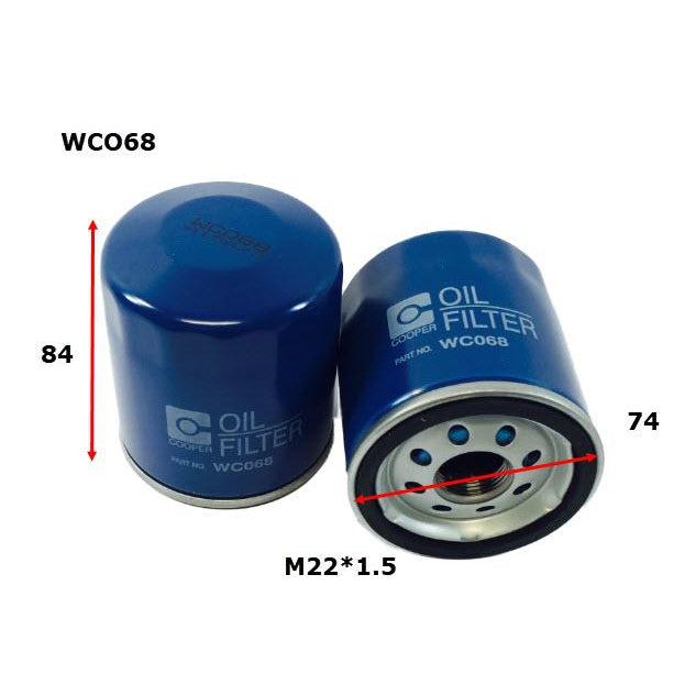 Wesfil Oil Filter - WCO68 (Z663)