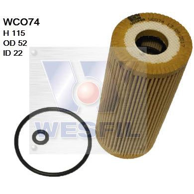 Wesfil Oil Filter - WCO74 (R2679P)