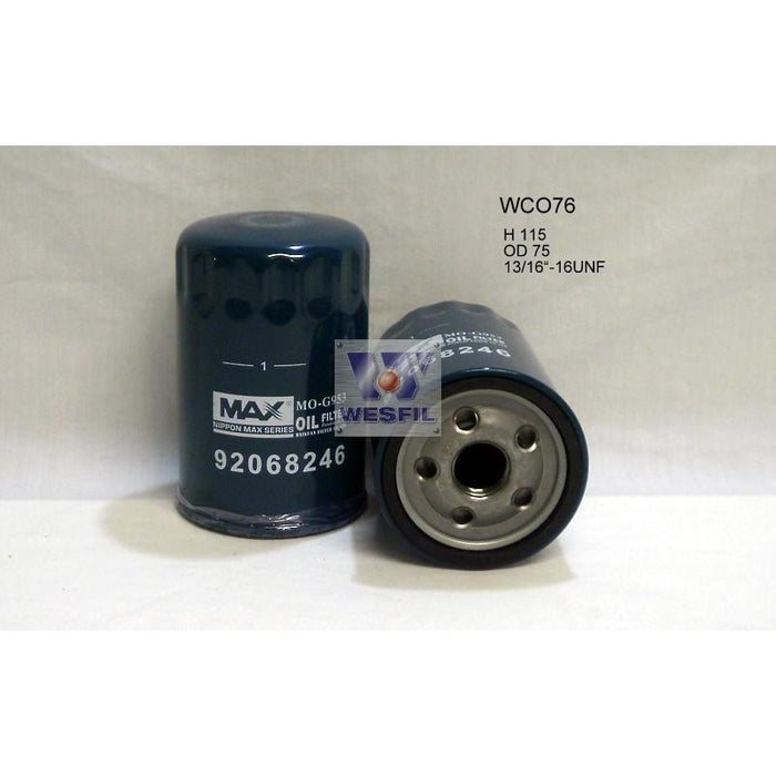 Wesfil Oil Filter - WCO76NM (Z688)
