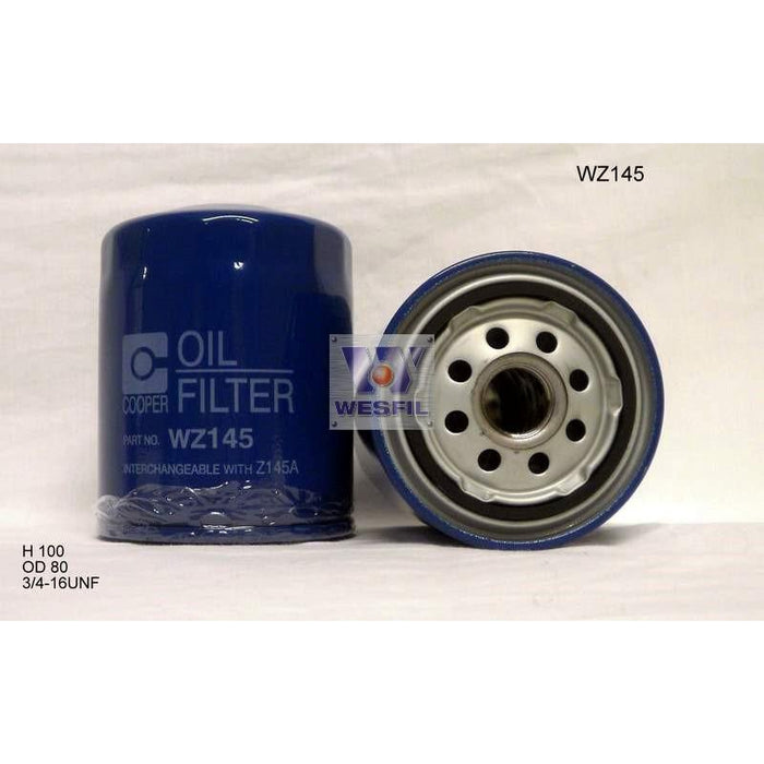 Wesfil Oil Filter - WZ145 (Z145A)