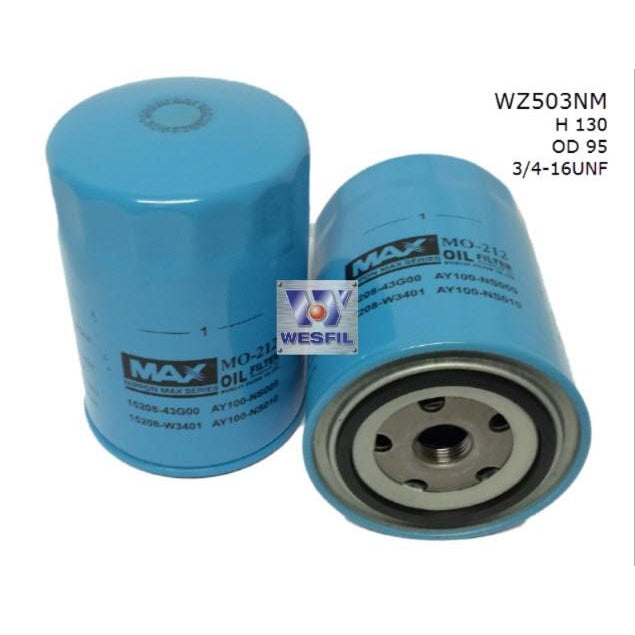 Wesfil Oil Filter - WZ503NM (Z503)