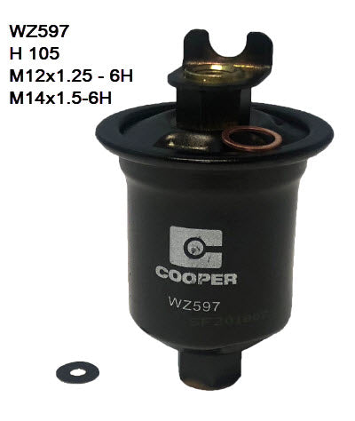Wesfil Fuel Filter - WZ597 (Z597)