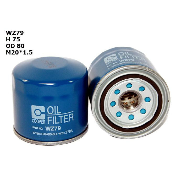 Wesfil Oil Filter - WZ79 (Z79A)