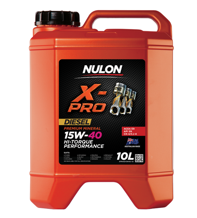 Nulon X-Pro 15W40 Hi-Torque Performance Engine Oil - 10 Litre