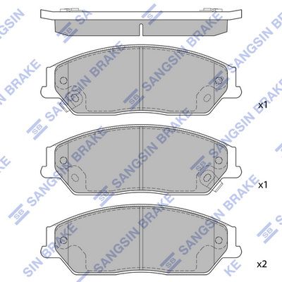 Hi-Q Brake Pads Set - SDB2243