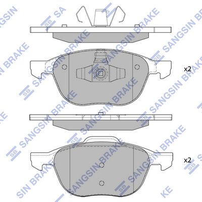 Hi-Q Brake Pads Set - SDB1679