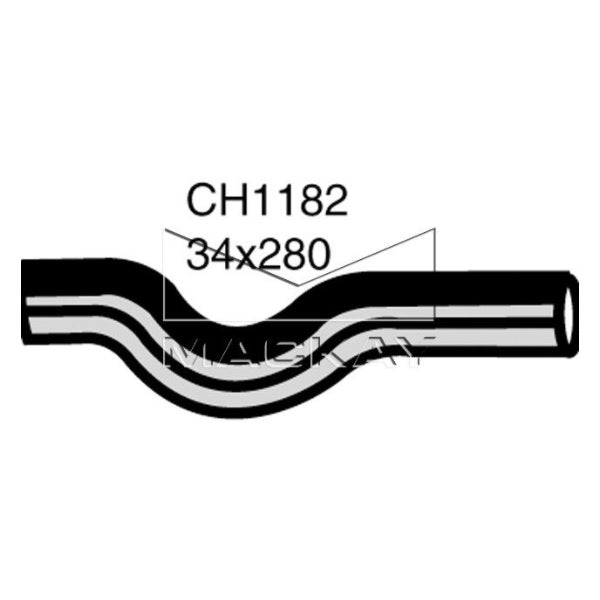 Radiator Upper Hose - MAZDA 626 - 2.0L I4  PETROL - Auto - CH1182
