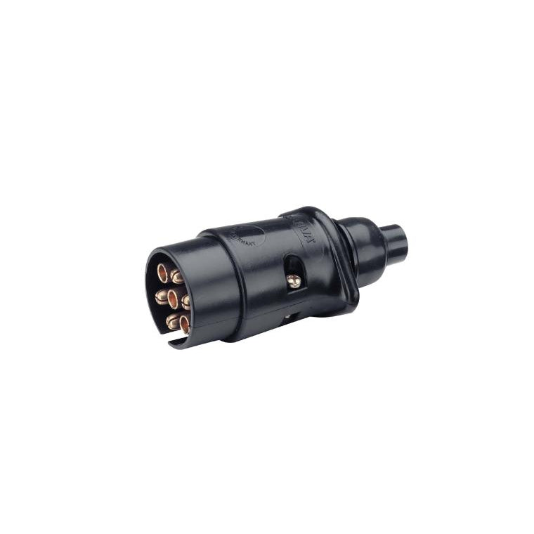 Narva 5 Pin Large Round Plastic Trailer Plug - 82182BL