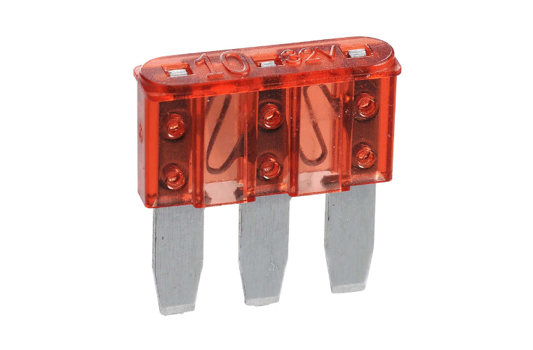 Narva 10 Amp Micro 3 Blade Fuse (Pack of 5) - 51210BL